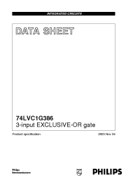 Datasheet  74LVC1G386