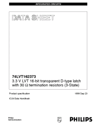 Datasheet  74LVT162373