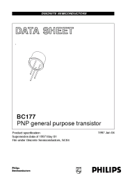 Datasheet  BC177