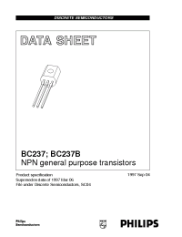 Datasheet  BC237