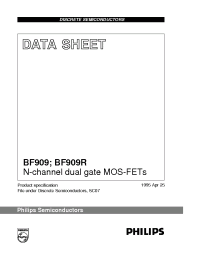 Datasheet  BF909
