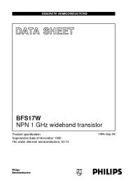 Datasheet  BFS17W