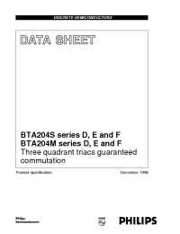 Datasheet  BTA204M