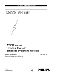 Datasheet  BYV27