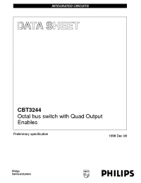 Datasheet  CBT3244