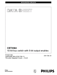Datasheet  CBT3384