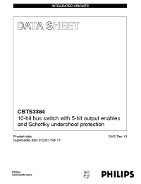 Datasheet  CBTS3384