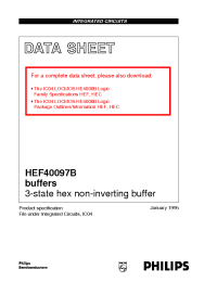 Datasheet  HEF40097B