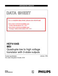 Datasheet  HEF4104B