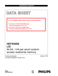 Datasheet  HEF4505B