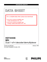Datasheet  HEF4555B