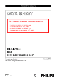 Datasheet  HEF4724B