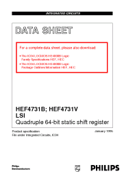Datasheet  HEF4731B