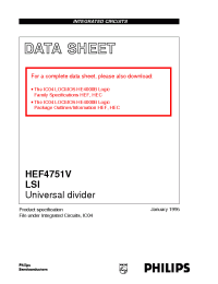 Datasheet  HEF4751V