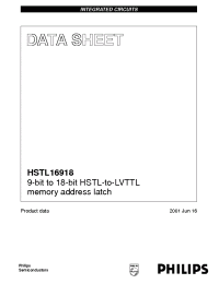 Datasheet  HSTL16918
