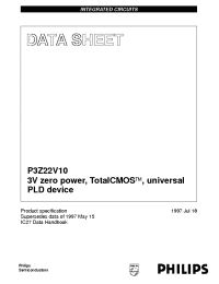 Datasheet  P3Z22V10