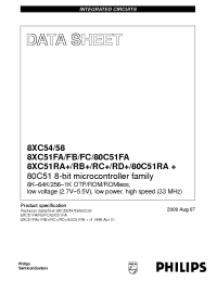 Datasheet  P87C51FB-4