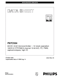Datasheet  P87C554