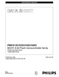 Datasheet  P89C51X2