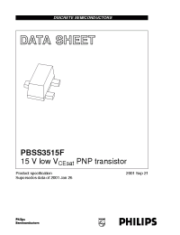 Datasheet  PBSS3515F