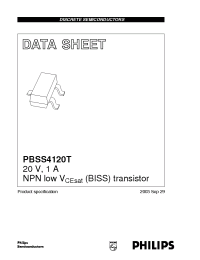 Datasheet  PBSS4120T