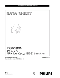 Datasheet  PBSS4250X