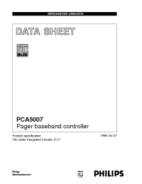 Datasheet  PCA5007