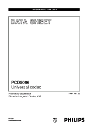 Datasheet  PCD5096