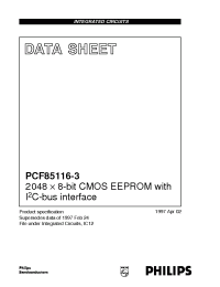 Datasheet  PCF85116-3