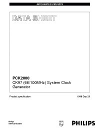Datasheet  PCK2000