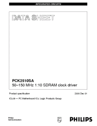 Datasheet  PCK2510SA