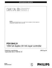 Datasheet  PDI1394L21