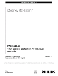 Datasheet  PDI1394L41