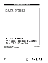 Datasheet  PDTA124X