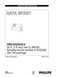 Datasheet  PMEG2020AEA