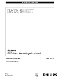Datasheet  SA3604