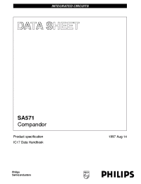 Datasheet  SA571