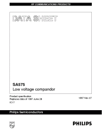 Datasheet  SA575