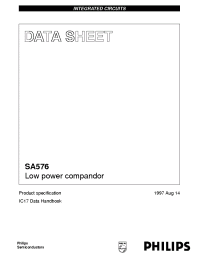 Datasheet  SA576