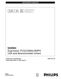 Datasheet  SA9504