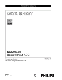 Datasheet  SAA4974H