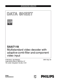 Datasheet  SAA7118