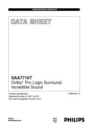 Datasheet  SAA7710T