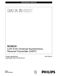 Datasheet  SC28L91