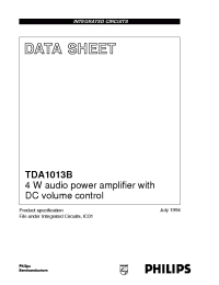 Datasheet  TDA1013B