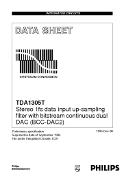 Datasheet  TDA1305T