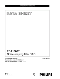 Datasheet  TDA1386T
