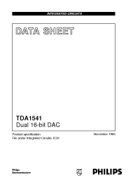 Datasheet  TDA1541