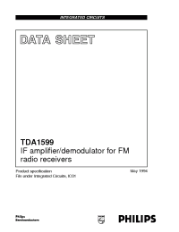 Datasheet  TDA1599