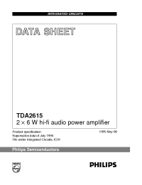 Datasheet  TDA2615